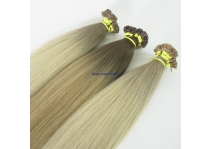  Flat tip hair extension Ombre color high quality